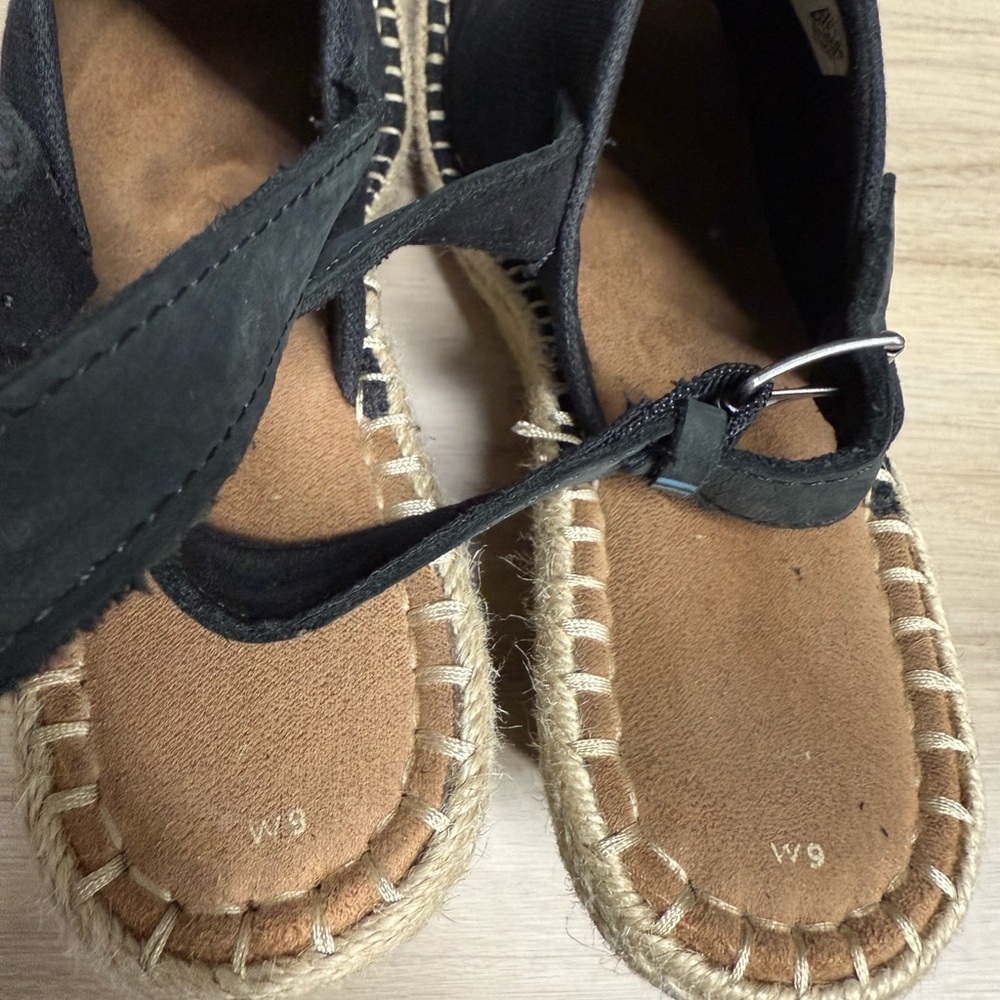 Toms Espadrille Slingback Monica Wedge Canvas Sandal - Picture 7 of 9
